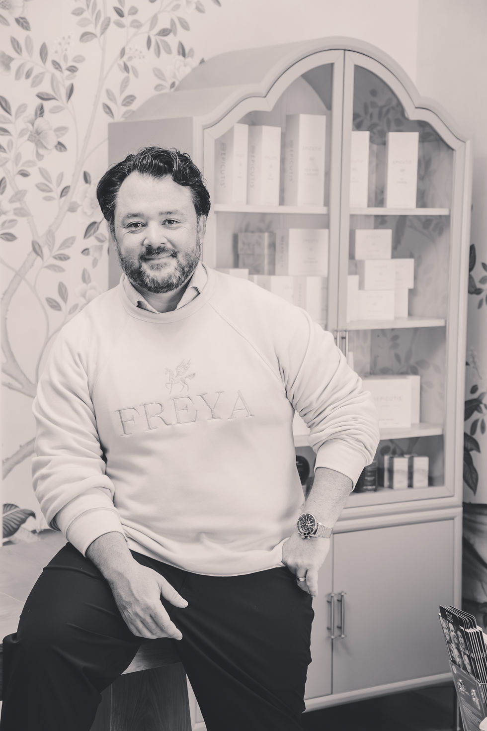 David DeMasi, founder of Freya Aesthetics and Wellness, serving Johnstown, OH and Zanesville, OH
