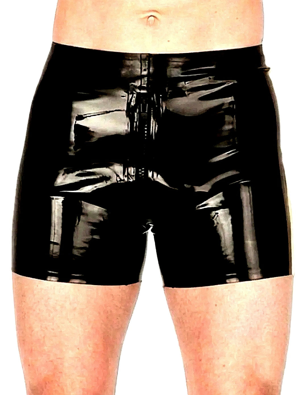 SHT020 Rubber Boxer Shorts thru zip