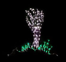 LED Halloween lights, decorations and displays.