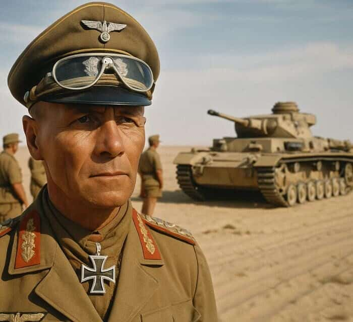 Field Marshal Erwin Rommel, the "Desert Fox," 