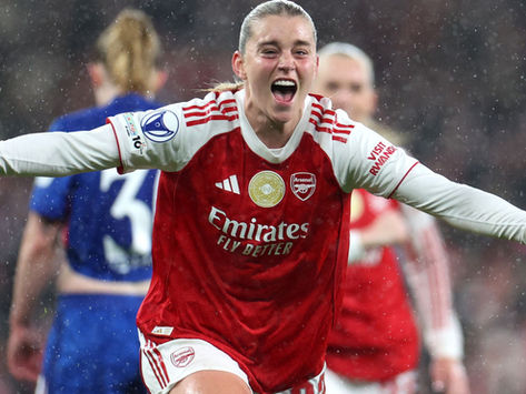 Arsenal Cruising into the Women’s Champions League Quarter Final Second Leg After Russo, Kelly and Blackstenius Stun Chelsea