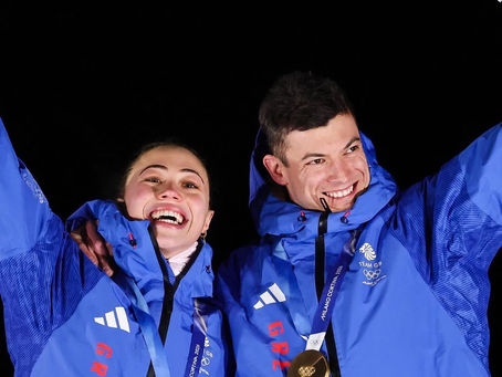 Great Britain celebrated a historic day at the Winter Olympics as Matt Weston and Tabitha Stoecker captured gold in the mixed team skeleton event.