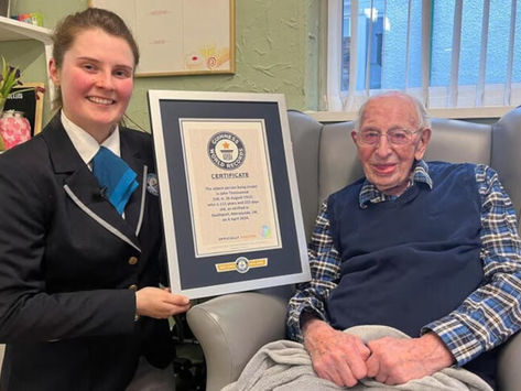 Oldest man alive passes away aged 112
