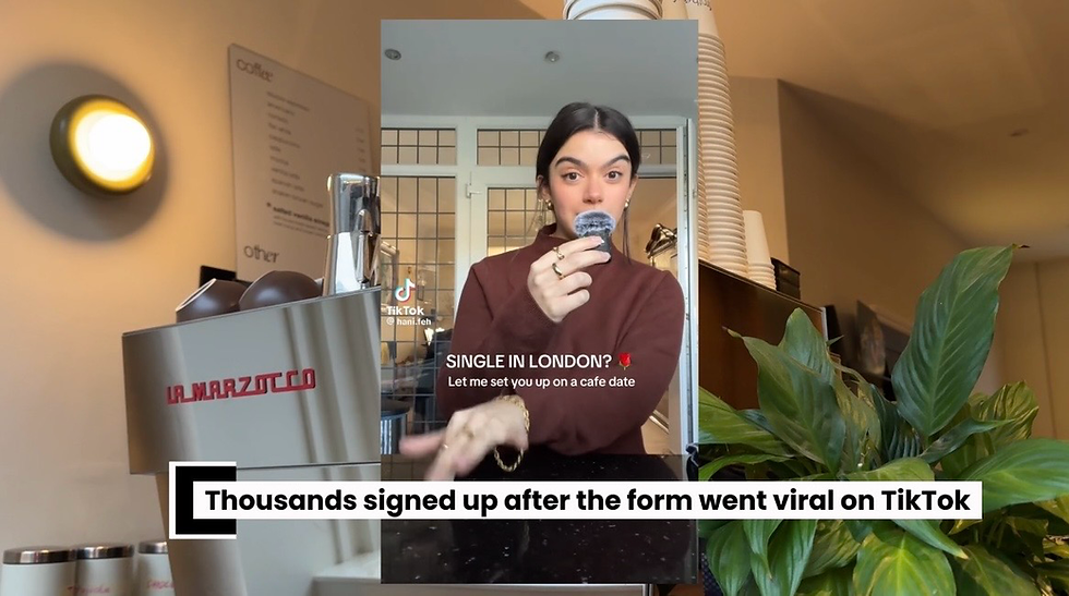 A London café’s viral blind-date form is helping young singles meet offline. Picture by: Juiriya Hossain