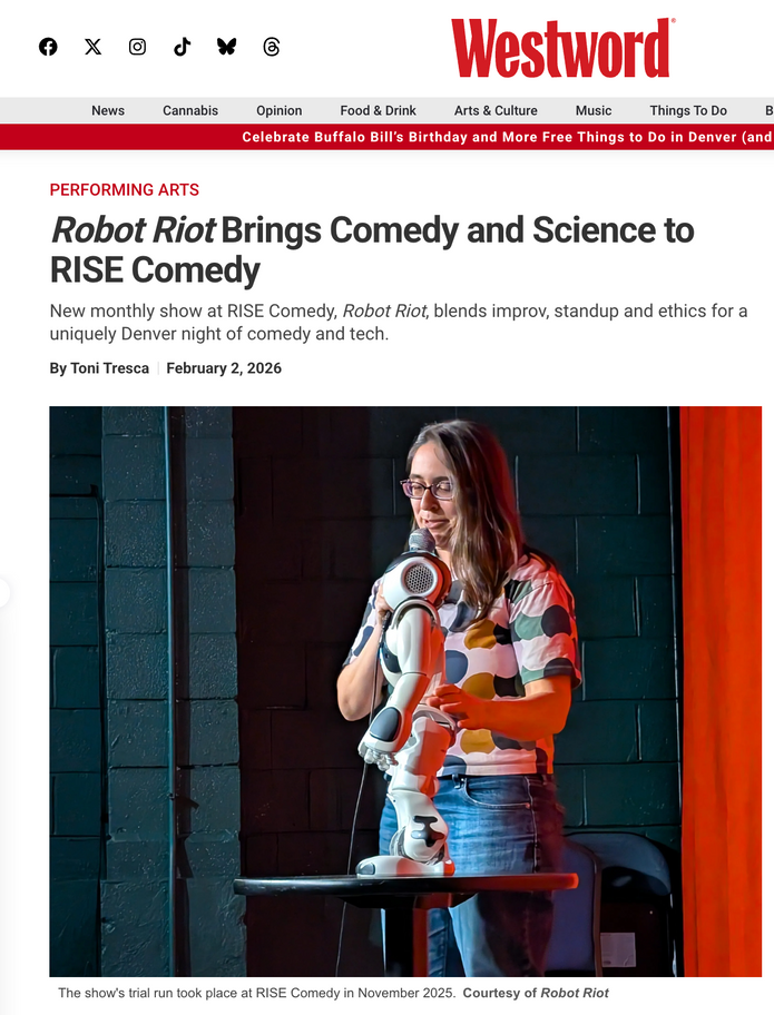 News story on Robot Riot in Westword