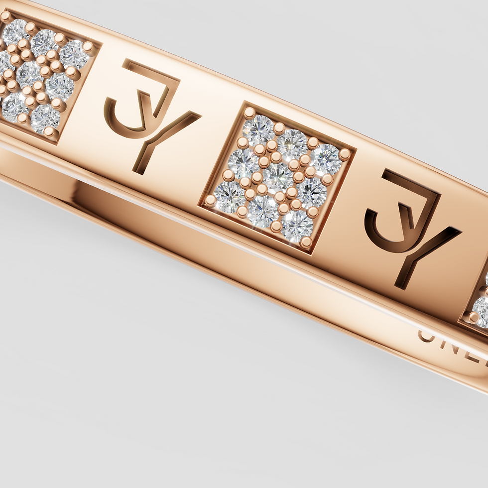 Thumbnail: Inversé Diamond Bracelet Rose Gold