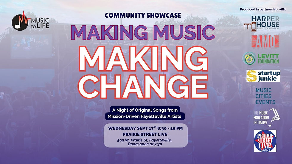 Music to Life presents Making Music Making Change