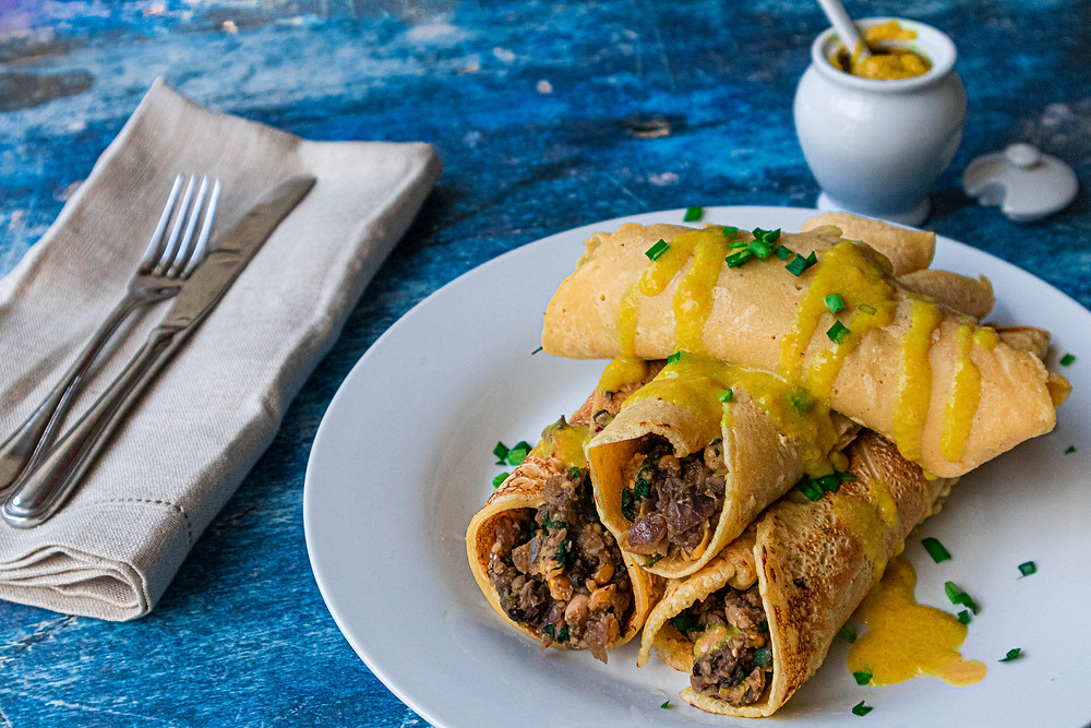 Savory Veggie Crepes