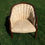 Thumbnail: Cream Brocade Low Back Chair
