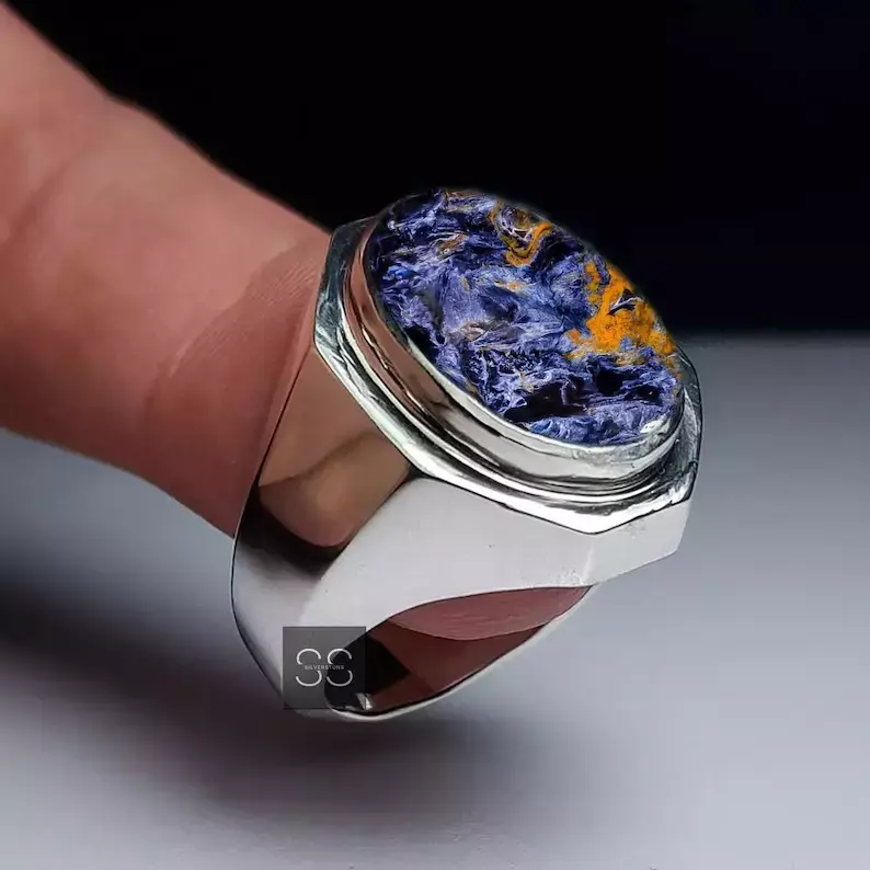 Pietersite Mens Ring