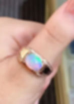 Opal Engagement Ring