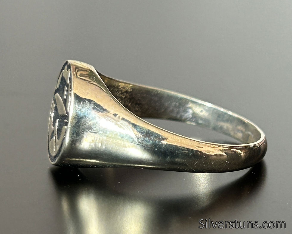 Thumbnail: Limited Edition Collectable Classic Lowrider Hatman Fedora Chicano Biker Ring