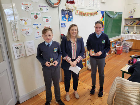 Prize Winners from Colà iste Mhuire Open Evening.