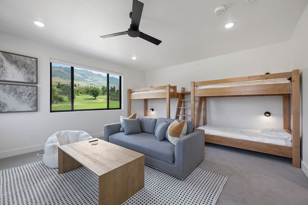 Bunk Room with Mountain Views