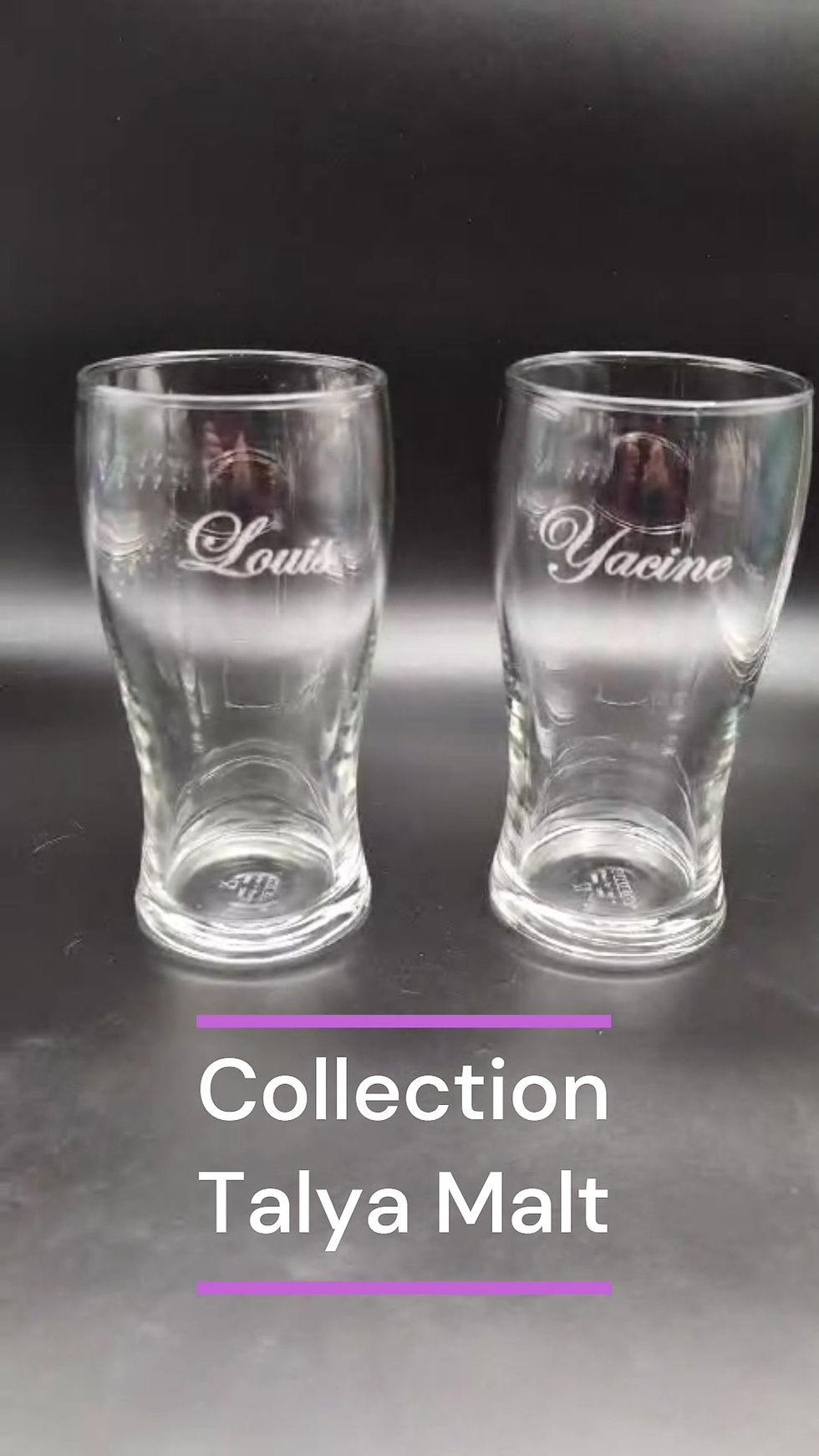 Miniaturbild: Vidéo verre à bière gravé au laser à votre prénom, collection Talya Malt
