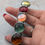 Miniature : Barrettes multicolores  5 perles sur cheveux collection Talya Larme de Cristal