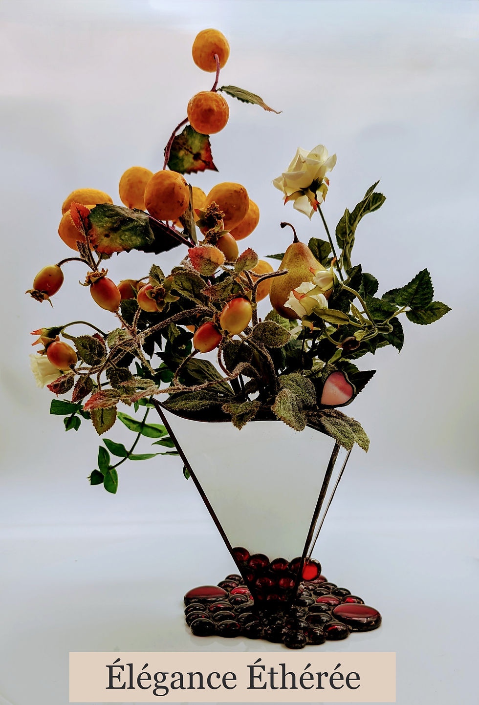 Élégance Éthérée, entre deux Arts fleurs et verre