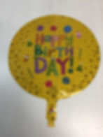 Happy Birthday Balloon Example