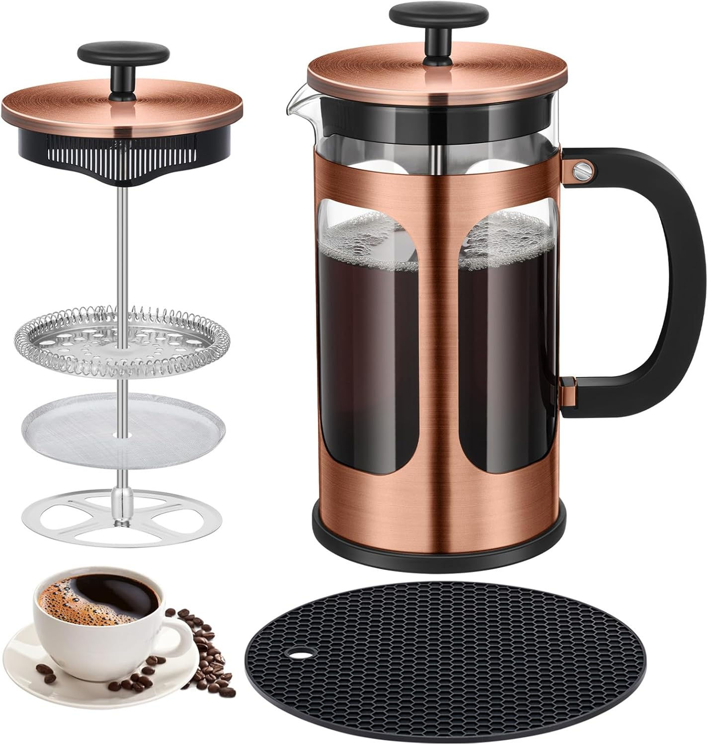 Rose Gold Cafetiere  