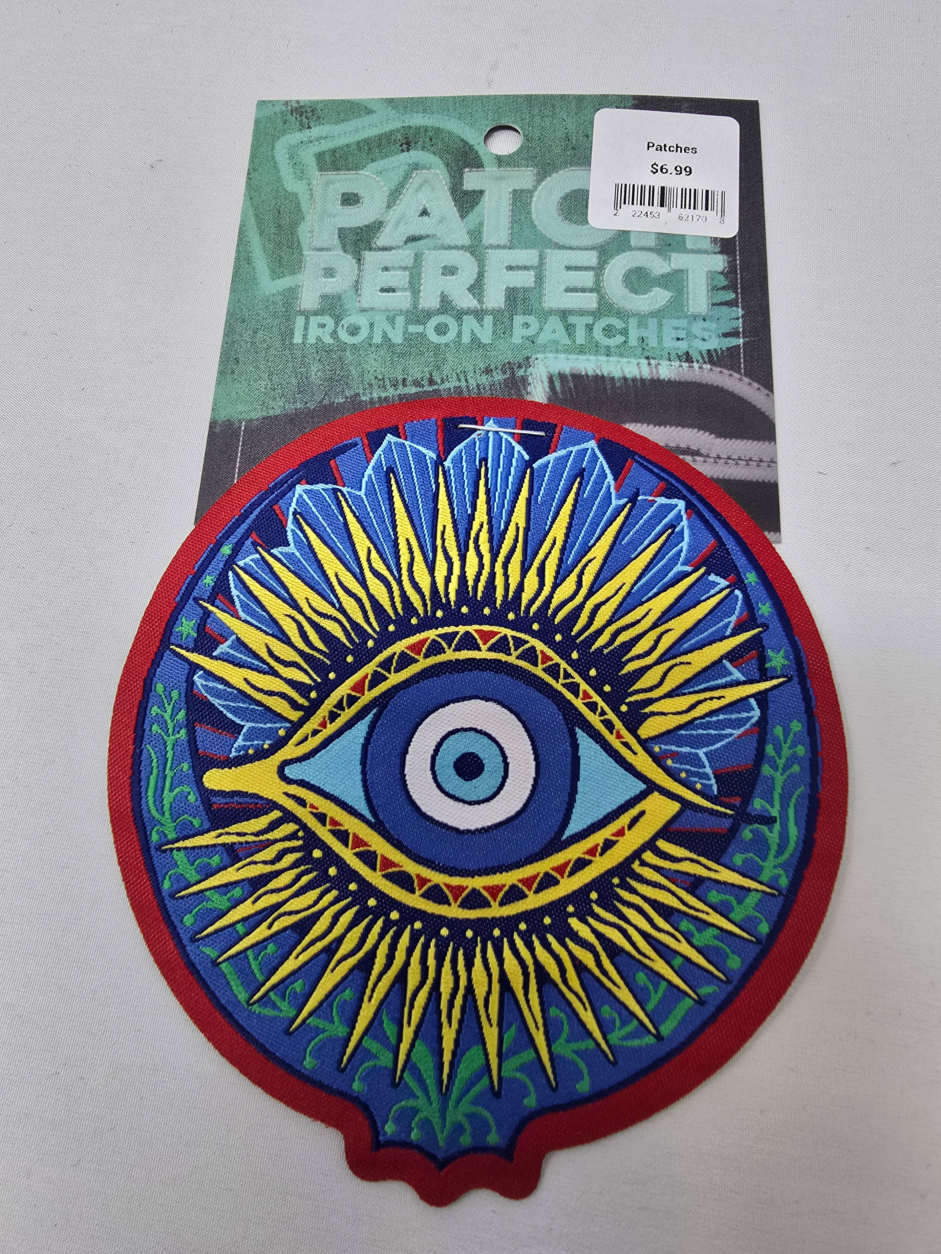 Evil Eye iron on patch