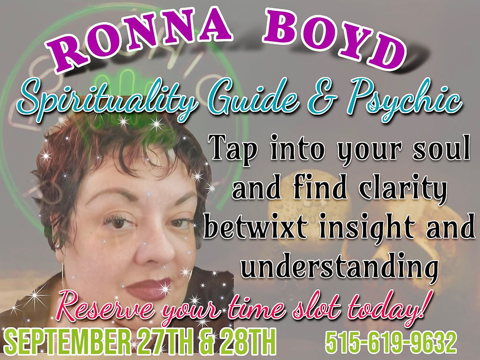 Ronna Boyd Professional Psychic & Spiritual Guide