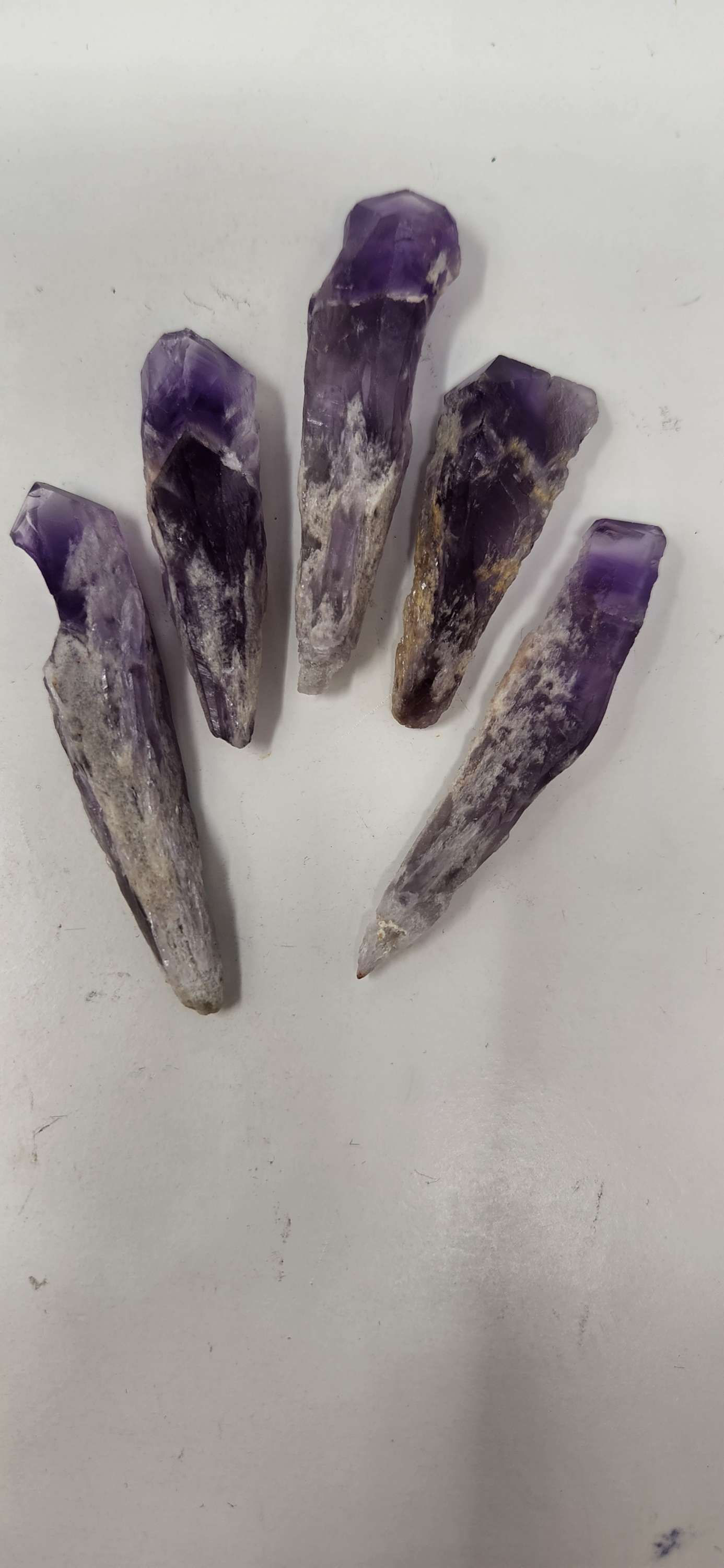 Elestial Amethyst Needle Points