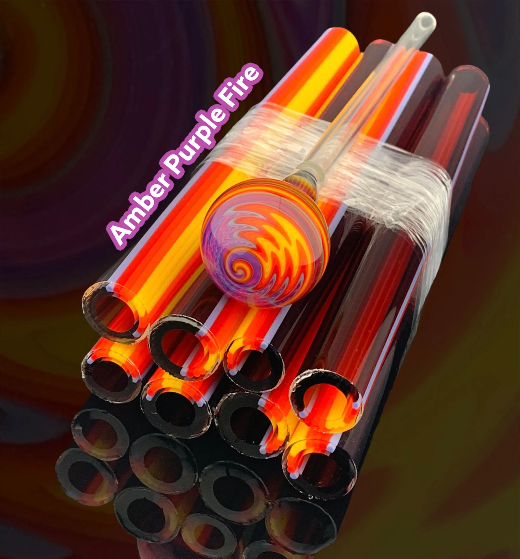 Colorado Color Co. - Amber Purple To Fire Vac Stack