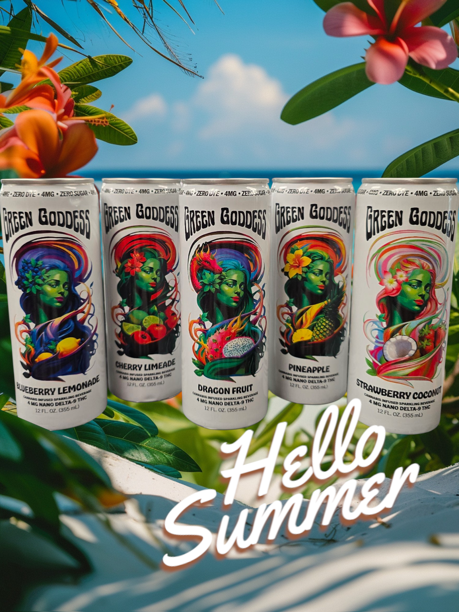 Green Goddess - Cannabis Infused Sparkling Beverage