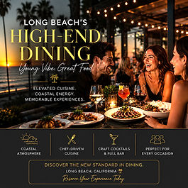 Premier Long Beach Coastal Corridor | Full Service Restaurant & Bar | Brand-New 2023 Elevated Build-Out | High-End FF&E | Full Liquor-ABC47 | Turnkey Opportunity | Strong Revenue