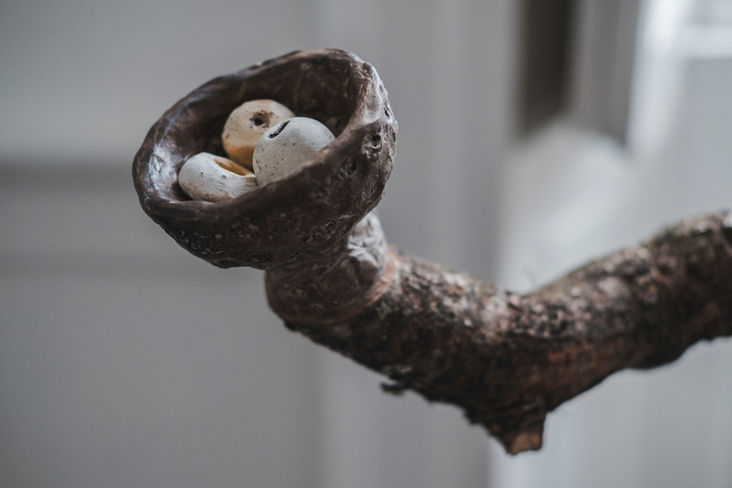 Stone eggs - detail