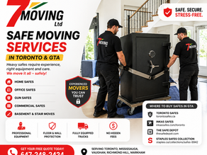Safe Moving Services in Toronto & GTA