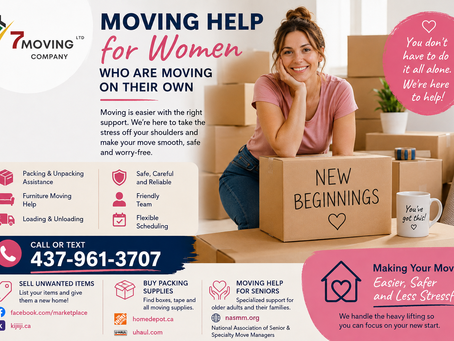 Moving Help for Women Who Are Moving on Their Own