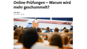 Article in Swiss online journal about online exams during Corona