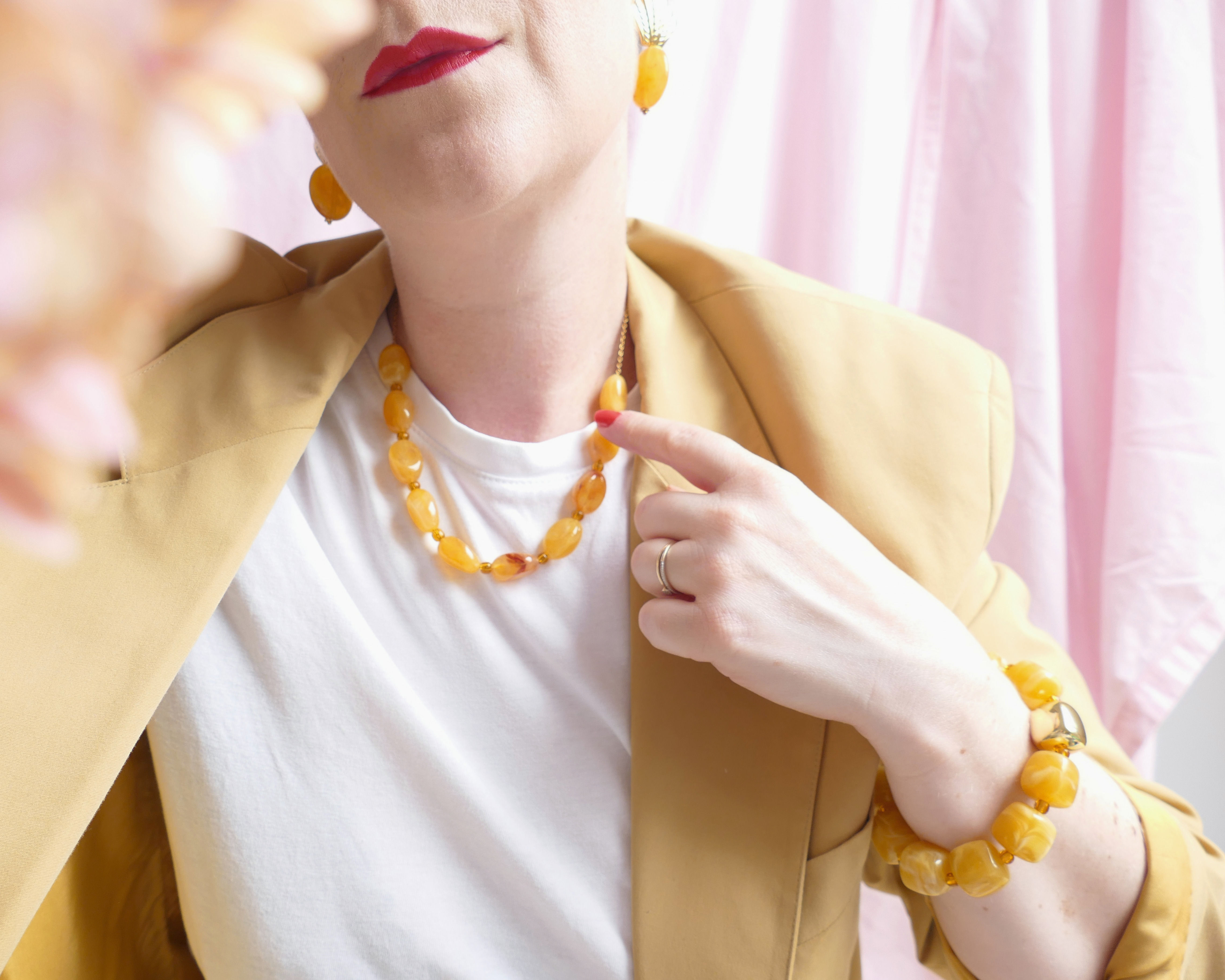 Collier BONNIE - jaune