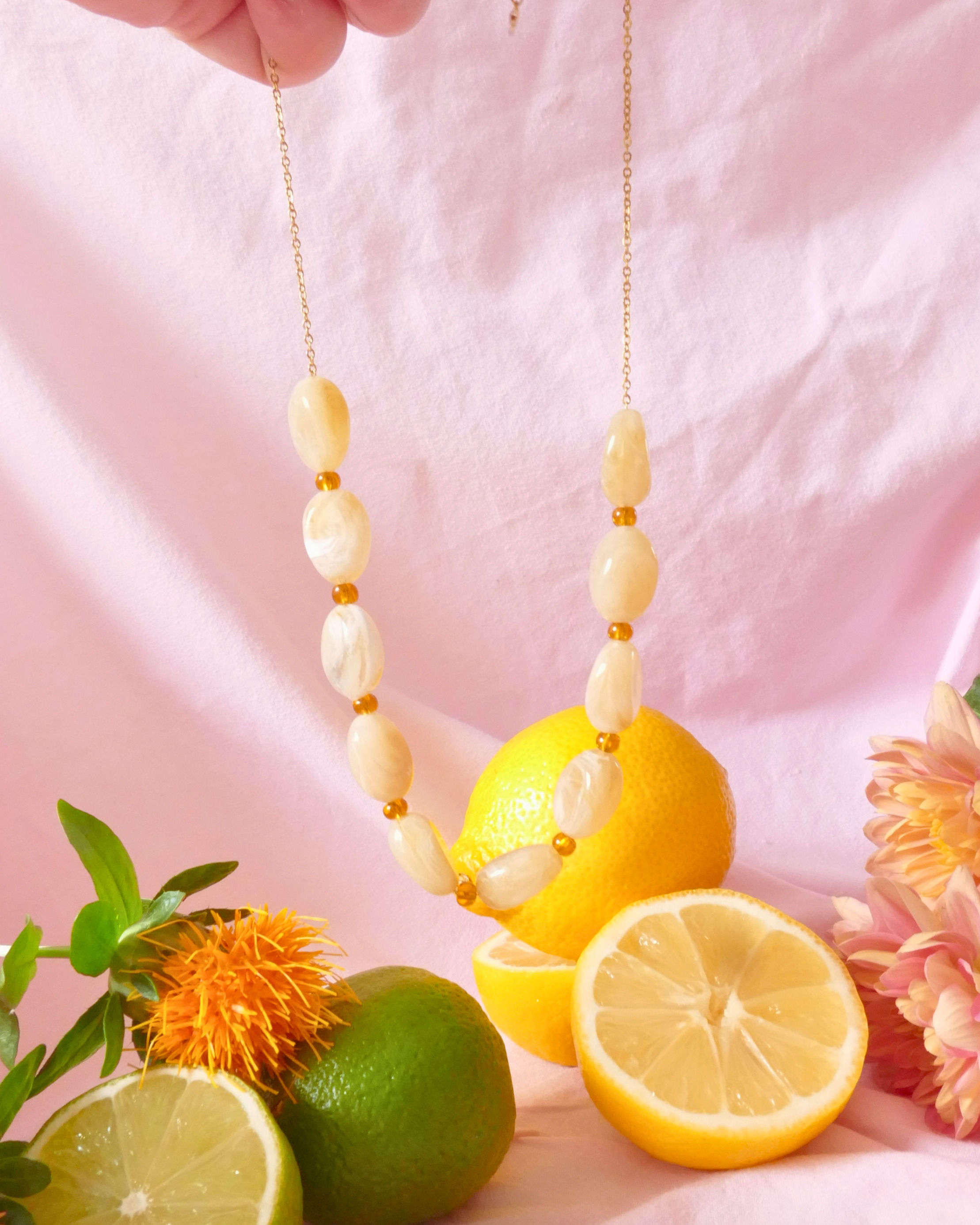 Collier BONNIE - crème