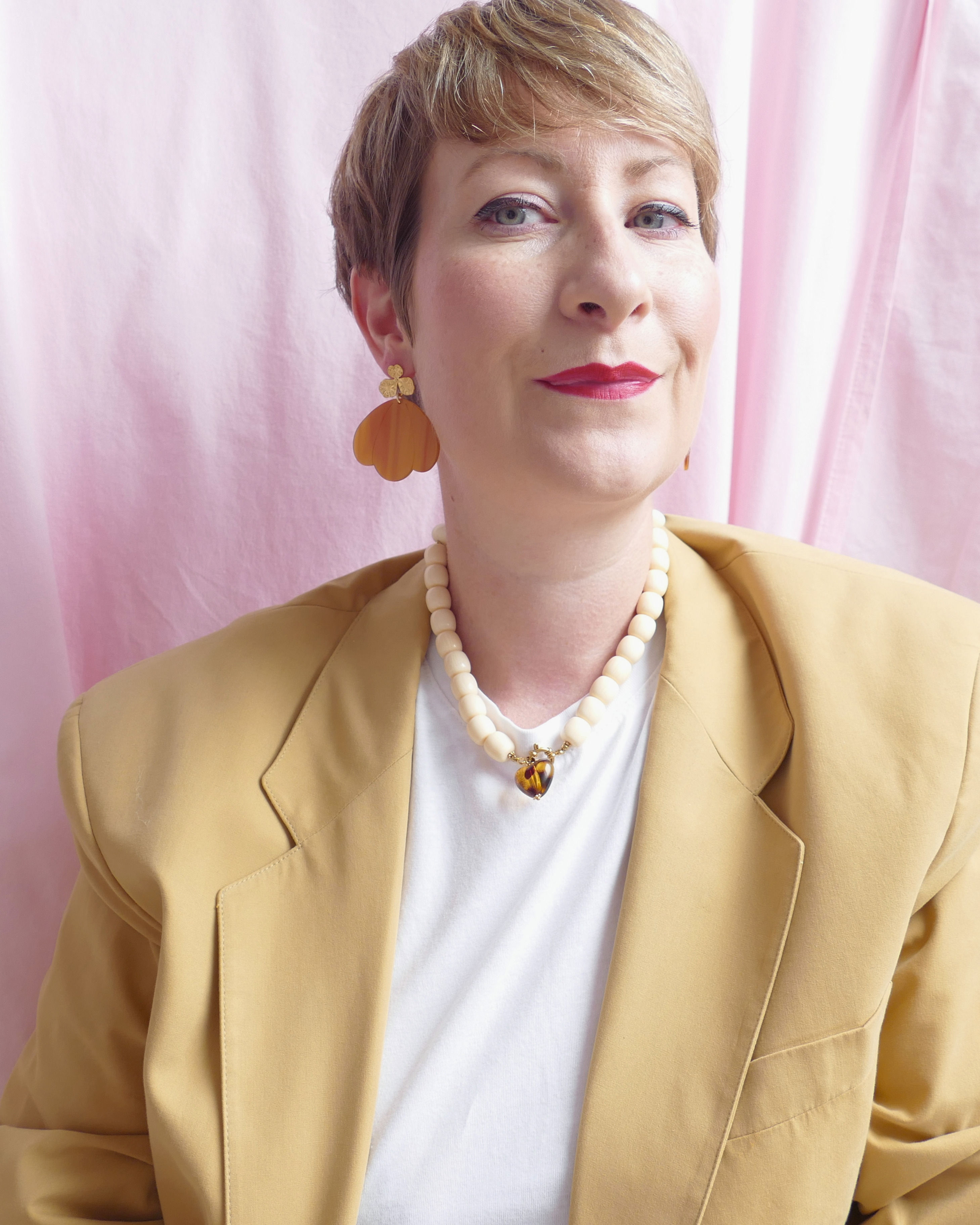 Collier ANNETTE - crème
