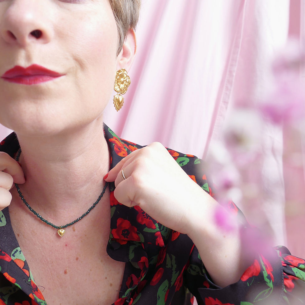 Miniature : Collier LOU - bronze