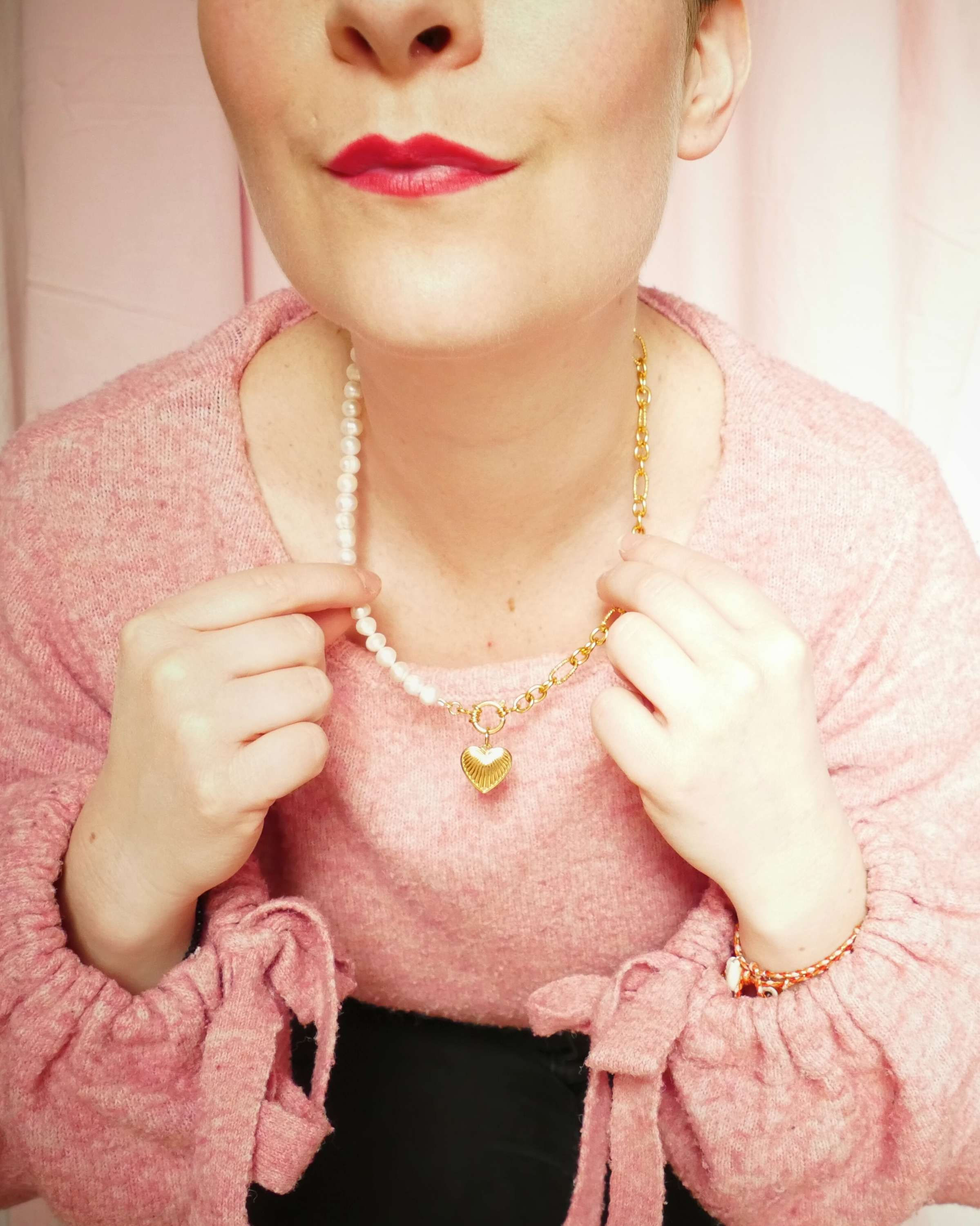 Chocker LOVA perles d'eau douce 