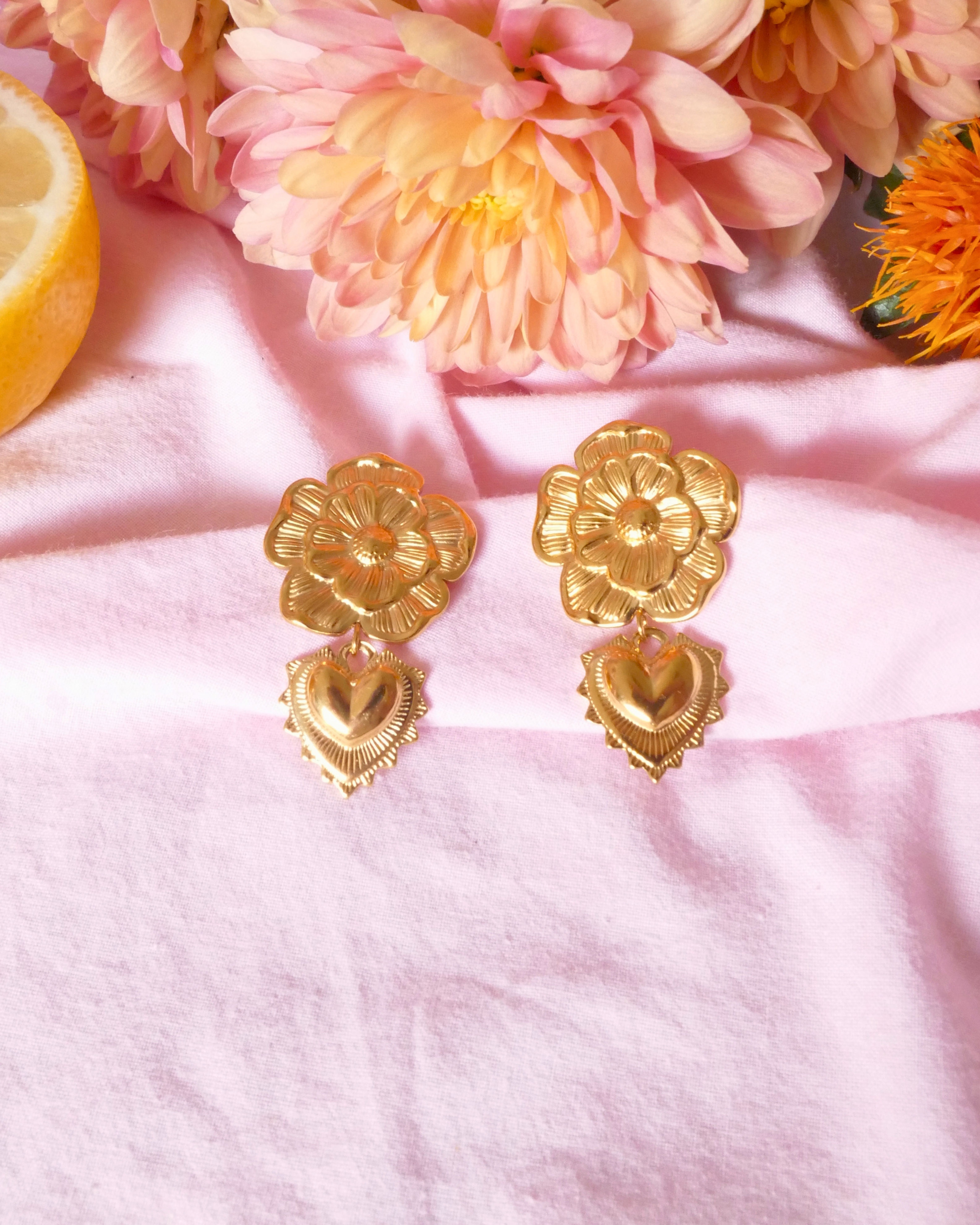 Boucles d'oreilles CAMELIA