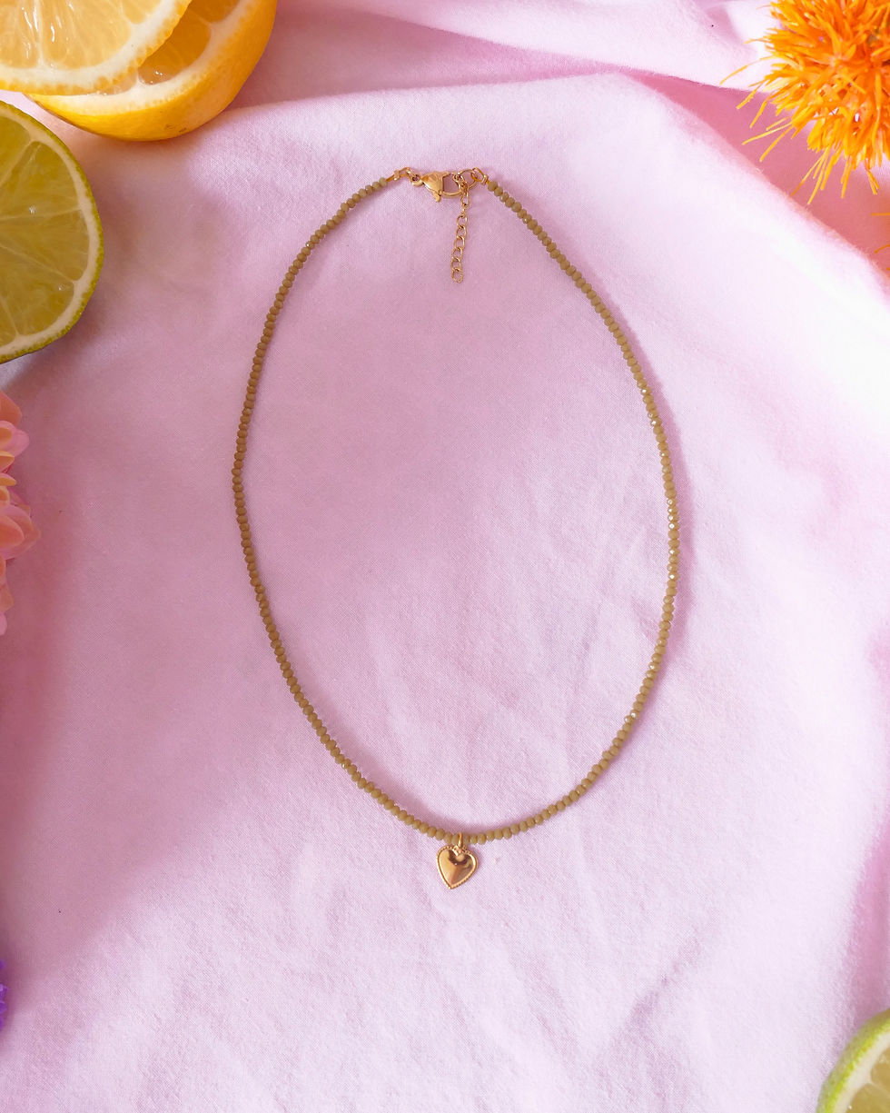 Miniature : Collier LOU - kaki