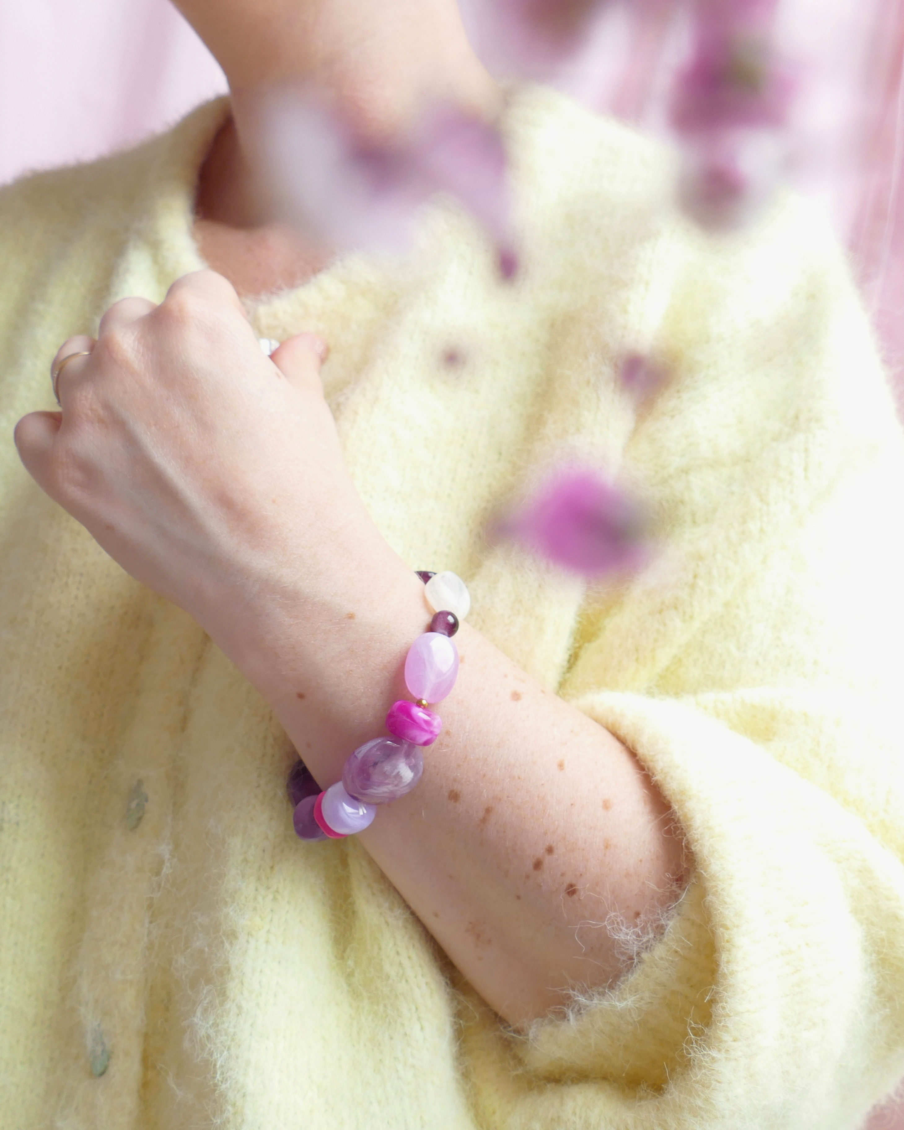 Bracelet FRIDA - prune