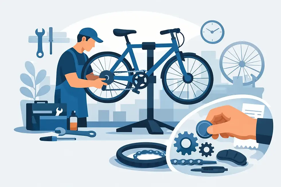 Fietsherstelling prijs voor onderhoud en reparaties