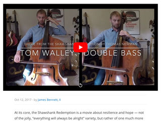 WQXR radio shares the Shawshank Redemption Video online