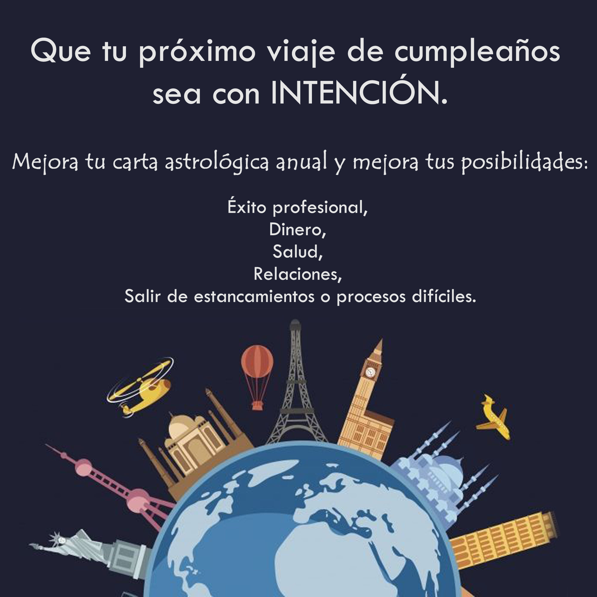 Que tu próximo viaje de cumpleaños sea con INTENCION.