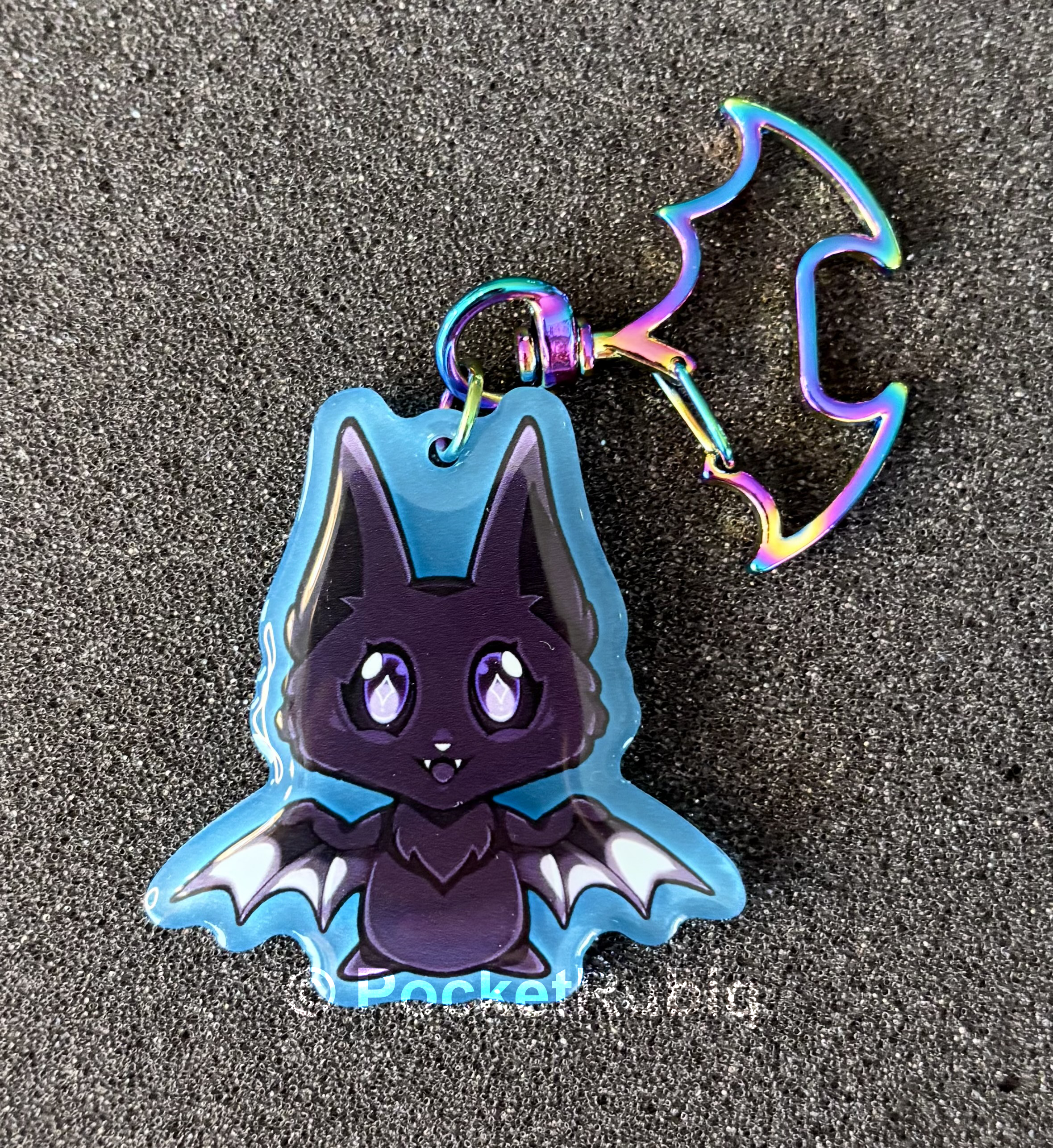 Battie the bat | Glow in the dark | Acrylic Keychain