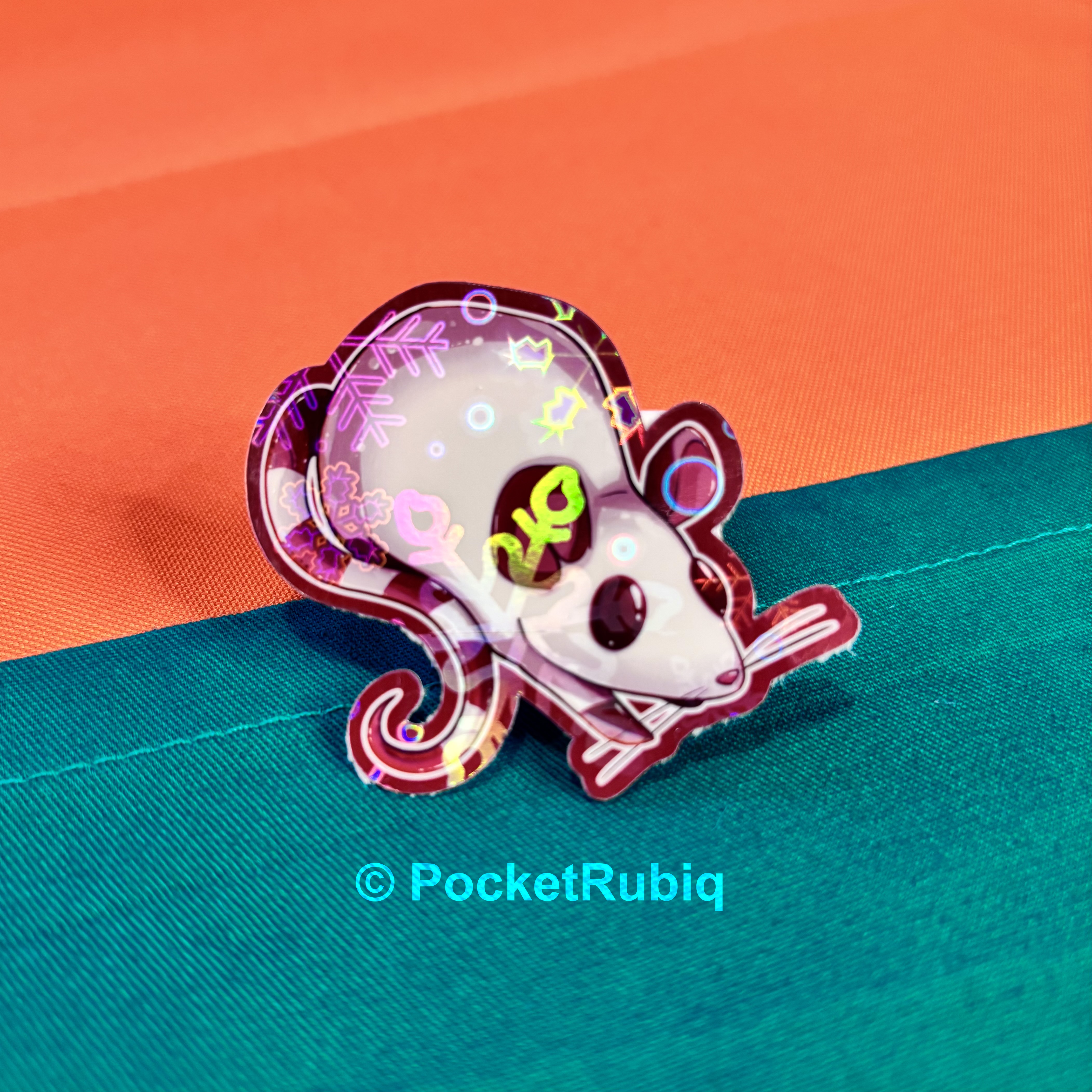 Candycane Rat | Sticker