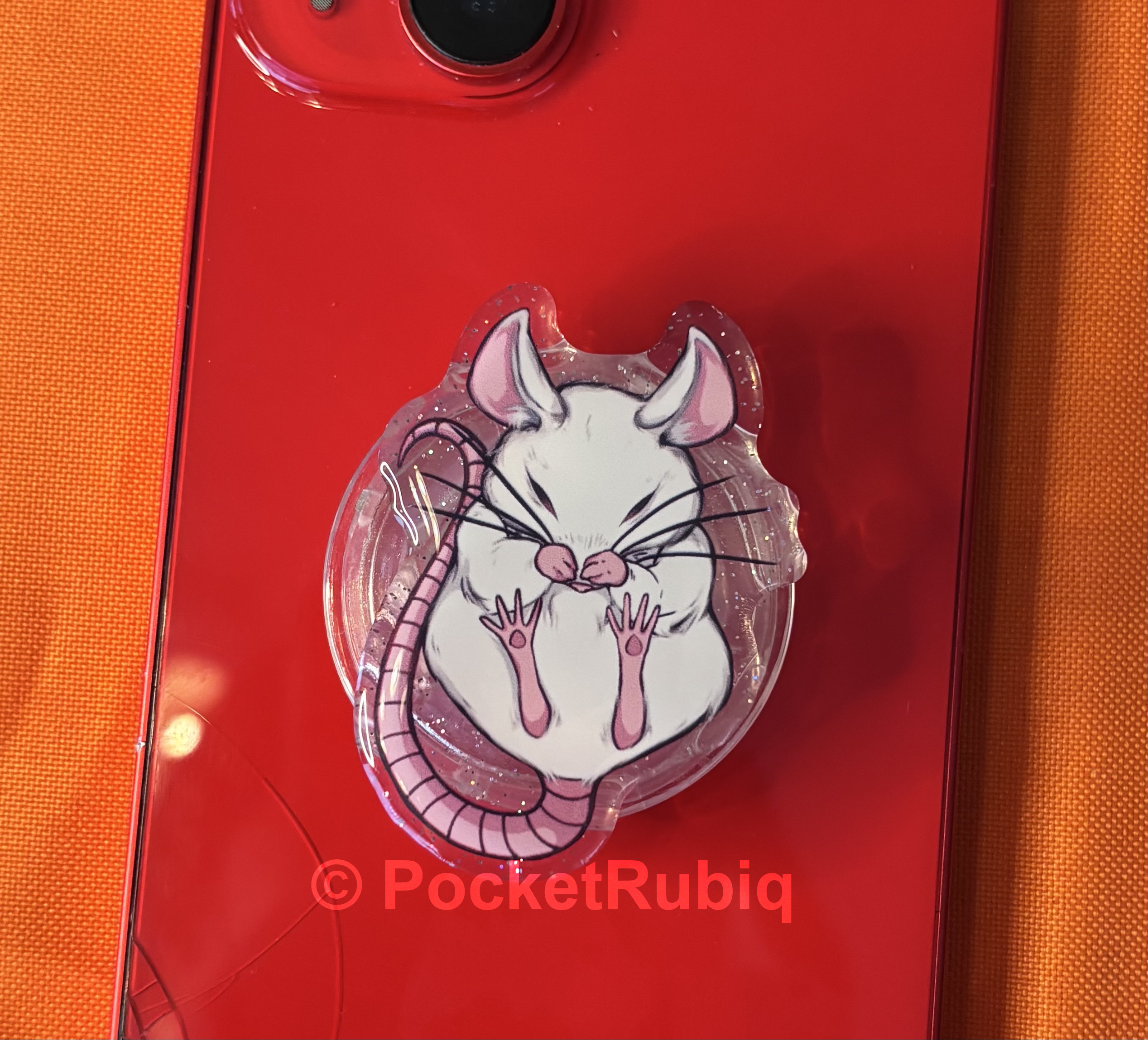 Albino Rat | Acrylic Phone Grip