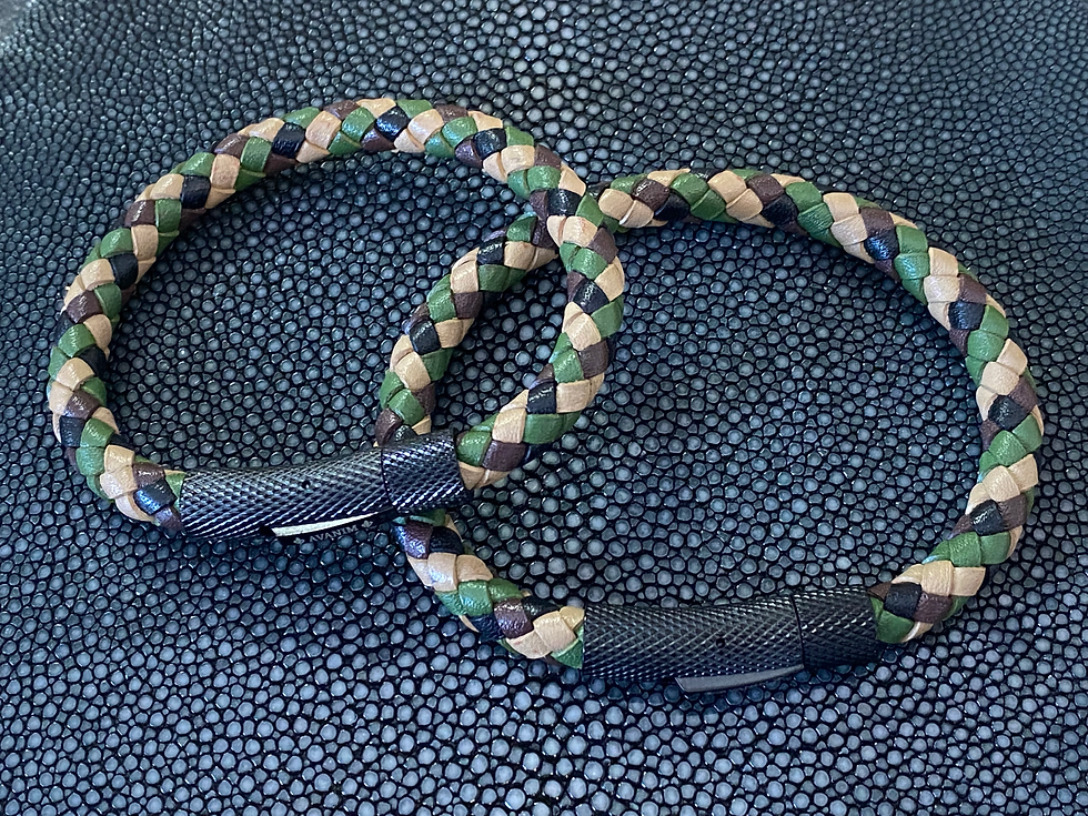 サムネイル： Italian leather bracelet 