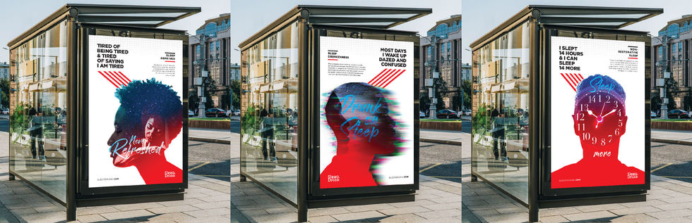 Sleep Drunk_idiopathic hypersomnia_campaign_Advertising_design_project