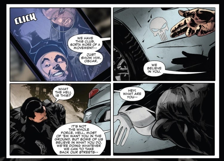 From Punisher #13 (2019) Words by Matthew Rosenberg, Art by Szymon Kudranski (c) Marvel Comics